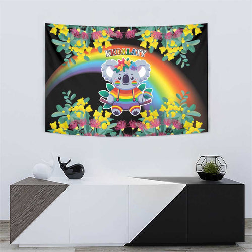 LGBTQ Koala Gay Tapestry Aussie Koala Bear Ekoalaty