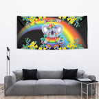 LGBTQ Koala Gay Tapestry Aussie Koala Bear Ekoalaty