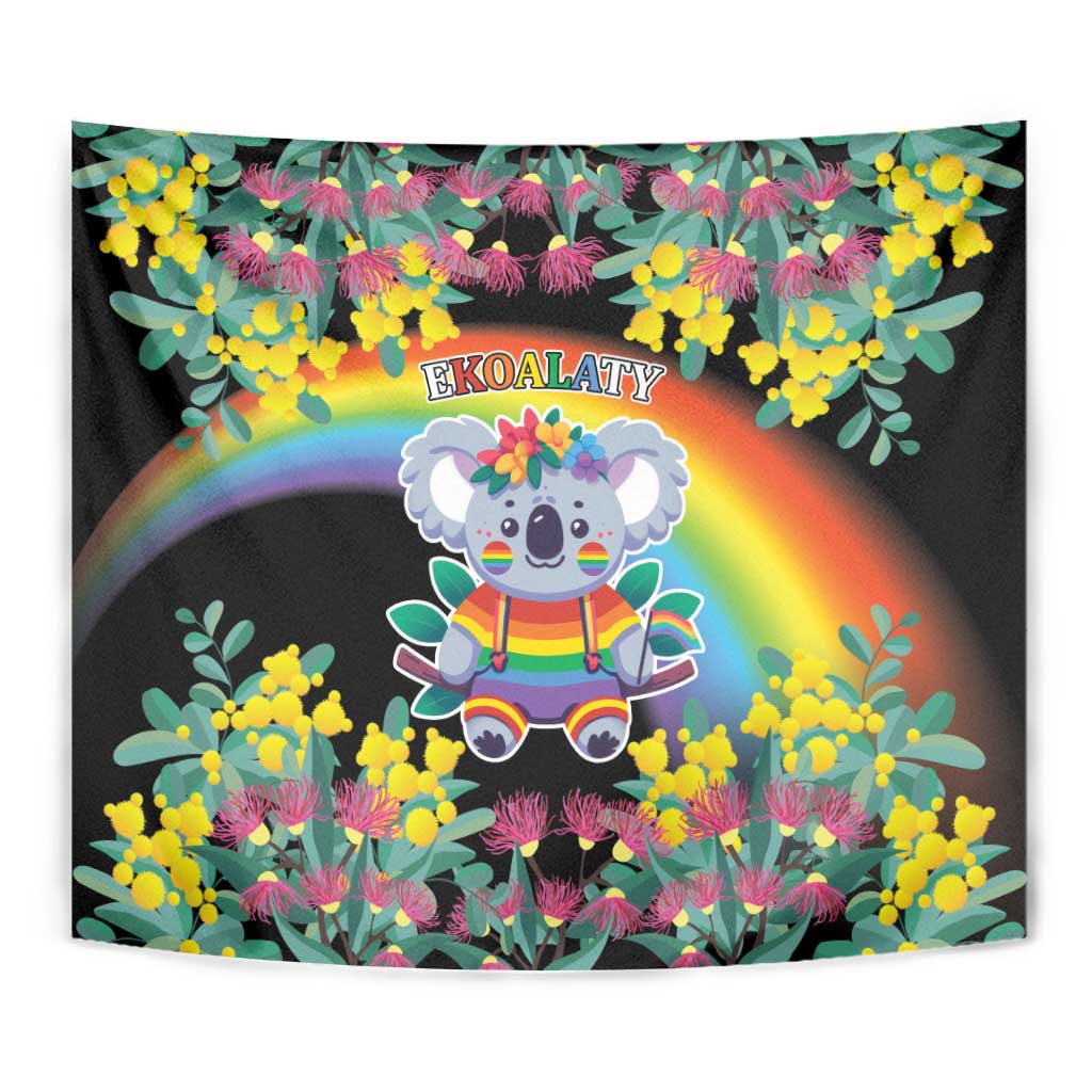 LGBTQ Koala Gay Tapestry Aussie Koala Bear Ekoalaty