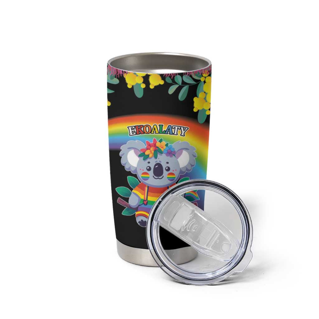 LGBTQ Koala Gay Tumbler Cup Aussie Koala Bear Ekoalaty