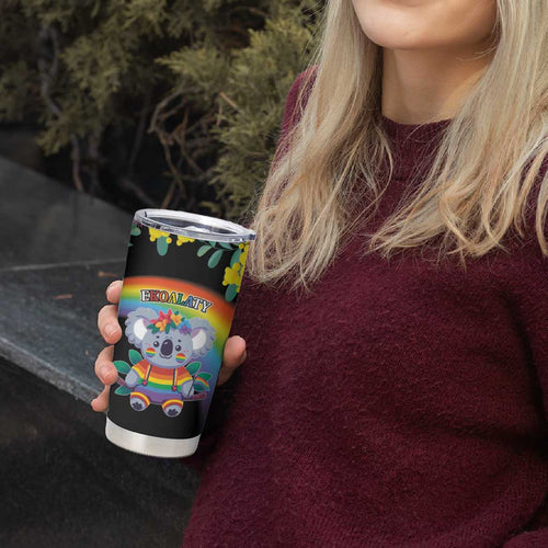 LGBTQ Koala Gay Tumbler Cup Aussie Koala Bear Ekoalaty