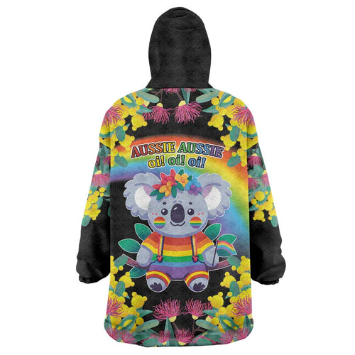LGBTQ Koala Gay Wearable Blanket Hoodie Aussie Koala Bear Ekoalaty