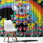 LGBTQ Koala Gay Window Curtain Aussie Koala Bear Ekoalaty