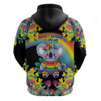 LGBTQ Koala Gay Zip Hoodie Aussie Koala Bear Ekoalaty
