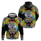 LGBTQ Koala Gay Zip Hoodie Aussie Koala Bear Ekoalaty