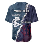 Personalised Demons And Blues Football Baseball Jersey Sporty Version