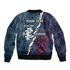 Personalised Demons And Blues Football Bomber Jacket Sporty Version