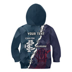 Personalised Demons And Blues Football Kid Hoodie Sporty Version