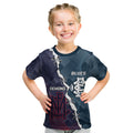 Personalised Demons And Blues Football Kid T Shirt Sporty Version