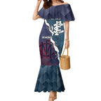 Personalised Demons And Blues Football Mermaid Dress Sporty Version