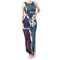 Personalised Demons And Blues Football Tank Maxi Dress Sporty Version
