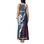 Personalised Demons And Blues Football Tank Maxi Dress Sporty Version