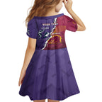 Personalised Broncos And Storm Rugby Kid Short Sleeve Dress Sporty Version