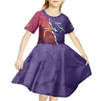 Personalised Broncos And Storm Rugby Kid Short Sleeve Dress Sporty Version