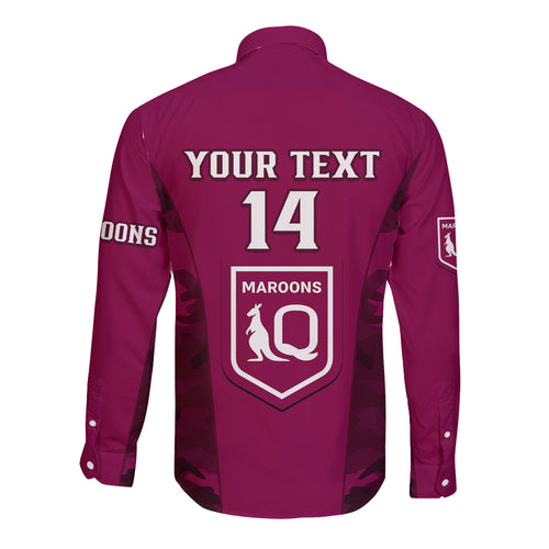 personalised-qld-rugby-long-sleeve-button-shirt-go-maroons-camouflage-sporty-style