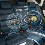 Custom AFL Carlton NAIDOC Week Back Car Seat Cover Keep The Fire Burning Indigenous Art