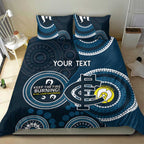Custom AFL Carlton NAIDOC Week Bedding Set Keep The Fire Burning Indigenous Art