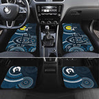 Custom AFL Carlton NAIDOC Week Car Mats Keep The Fire Burning Indigenous Art