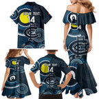 Custom AFL Carlton NAIDOC Week Family Matching Mermaid Dress and Hawaiian Shirt Keep The Fire Burning Indigenous Art