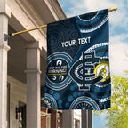 Custom AFL Carlton NAIDOC Week Garden Flag Keep The Fire Burning Indigenous Art