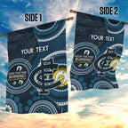 Custom AFL Carlton NAIDOC Week Garden Flag Keep The Fire Burning Indigenous Art