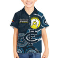 Custom AFL Carlton NAIDOC Week Kid Hawaiian Shirt Keep The Fire Burning Indigenous Art