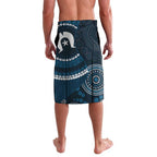 Custom AFL Carlton NAIDOC Week Lavalava Keep The Fire Burning Indigenous Art