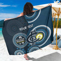 Custom AFL Carlton NAIDOC Week Sarong Keep The Fire Burning Indigenous Art