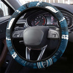 AFL Carlton NAIDOC Week Steering Wheel Cover Keep The Fire Burning Indigenous Art