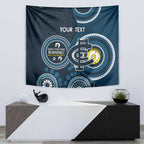 Custom AFL Carlton NAIDOC Week Tapestry Keep The Fire Burning Indigenous Art