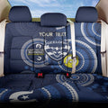 Custom AFL Geelong NAIDOC Week Back Car Seat Cover Keep The Fire Burning Indigenous Art