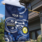 Custom AFL Geelong NAIDOC Week Garden Flag Keep The Fire Burning Indigenous Art
