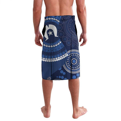 Custom AFL Geelong NAIDOC Week Lavalava Keep The Fire Burning Indigenous Art
