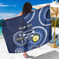 Custom AFL Geelong NAIDOC Week Sarong Keep The Fire Burning Indigenous Art