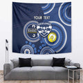 Custom AFL Geelong NAIDOC Week Tapestry Keep The Fire Burning Indigenous Art
