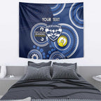 Custom AFL Geelong NAIDOC Week Tapestry Keep The Fire Burning Indigenous Art