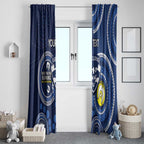 Custom AFL Geelong NAIDOC Week Window Curtain Keep The Fire Burning Indigenous Art