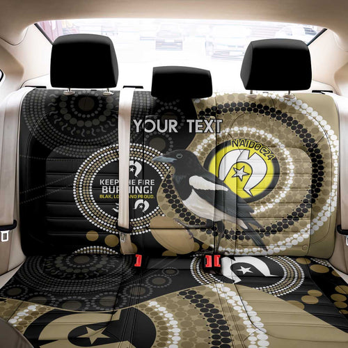 Custom AFL Collingwood NAIDOC Week Back Car Seat Cover Keep The Fire Burning Indigenous Art