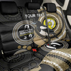 Custom AFL Collingwood NAIDOC Week Back Car Seat Cover Keep The Fire Burning Indigenous Art