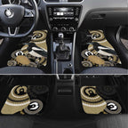 Custom AFL Collingwood NAIDOC Week Car Mats Keep The Fire Burning Indigenous Art