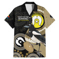 Custom AFL Collingwood NAIDOC Week Family Matching Mermaid Dress and Hawaiian Shirt Keep The Fire Burning Indigenous Art