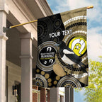 Custom AFL Collingwood NAIDOC Week Garden Flag Keep The Fire Burning Indigenous Art