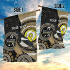 Custom AFL Collingwood NAIDOC Week Garden Flag Keep The Fire Burning Indigenous Art
