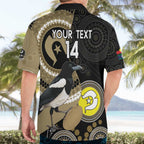 Custom AFL Collingwood NAIDOC Week Hawaiian Shirt Keep The Fire Burning Indigenous Art