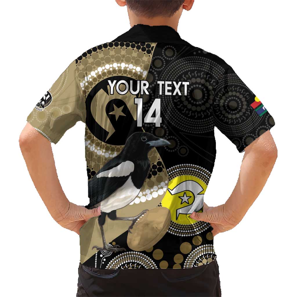Custom AFL Collingwood NAIDOC Week Hawaiian Shirt Keep The Fire Burning Indigenous Art