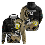 Custom AFL Collingwood NAIDOC Week Hoodie Keep The Fire Burning Indigenous Art