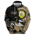 Custom AFL Collingwood NAIDOC Week Hoodie Keep The Fire Burning Indigenous Art
