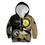Custom AFL Collingwood NAIDOC Week Kid Hoodie Keep The Fire Burning Indigenous Art