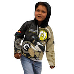 Custom AFL Collingwood NAIDOC Week Kid Hoodie Keep The Fire Burning Indigenous Art