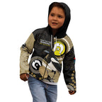 Custom AFL Collingwood NAIDOC Week Kid Hoodie Keep The Fire Burning Indigenous Art